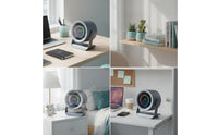 Desk Fan with Digital Display Portable Air Circulator Cordless for Study Table
