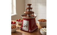 Electric Chocolate Fondue Fountain Machine Compact Party Appliance Detachable