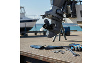 High Performance ABS Outboard Hydrofoil Easy to Install Engine Stabilizer Stabilizer Fin Fuel Saving for Boating, Fishing