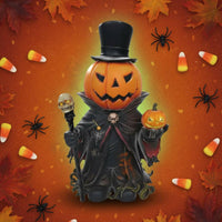 Pumpkin Lantern Ornament Tabletop Display Halloween Pumpkin Figure Presentable Halloween Miniature Ornament