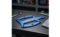 Blue Anodized Chainring Wear Measuring Tool CNC-Machined Bike Chainring Wear Gauge Flat Plate Bike Chain Checker Rounded Edges