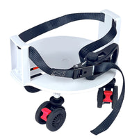 Golf Bag Wheel Base Mobile Wheeled Base with Strap Lockable for Golfers