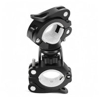 Ball-Joint Two-Wheeler Light Mount 360-Degree Rotation Bike Light Mount Multi-Angle Adjustable Universal Flashlight Holder