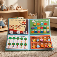 Interactive Sticker Book with Hook-and-Loop Educational Reusable Sticker Book Circular Binding-Bound Creative for Classroom