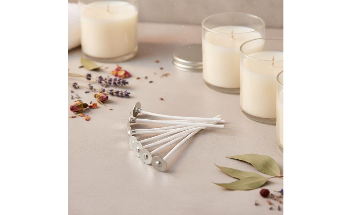 Candle Wicks with Base Materials Candle Wicks for Beginners, Hobbyists, Home Decor