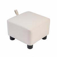 adaptable Four-Legged Low Bench Space-Saving Small Stool Sturdy Construction Footrest Curved Seat for household users, Adults, Children, Entryway, Living Room, Bedroom, Balcony