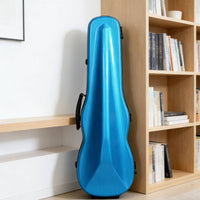Carbon Fiber Violin Case Lightweight 4/4 Full Size Violin Case Soft Interior Lining for Storage