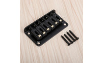 Electric Guitar Fixed Bridge Adjustable Saddles Rotating Saddle Guitar Bridge Easy to Install