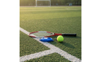 Pre-Strung Badminton Racket Lightweight Badminton Racket with Base Sturdy Shuttlecock Sweat-Absorbent for Outdoor Exercise, Backyard