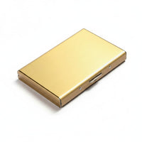 Stainless Steel Card Holder Anti-Degaussing Stainless Steel Credit Card Wallet