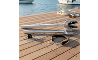 Adjustable Transom Saver Telescoping Outboard Motor Support Universal Motor Mount with Strap Heavy-Duty for Anglers, Trailering