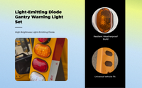 Multi-color LED emergency light bar