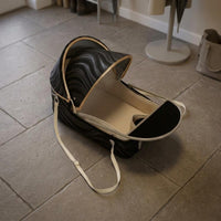 Front Cycle Animal Carrier Stable Front-Mounted Bike Basket Soft Padded Rim for Travel