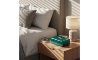 Desktop Jewelry Security Case with Biometric Lock Compact Biometric Low-Profile Secure Storage Box for Nightstand, Office