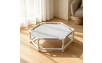 Breathable Elevated Cat Bed Cooling Raised Cat Cot Sturdy Elevated Pet Bed Long-Lasting for Cats, Small Dogs, Living Room, Bedroom