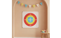 Hanging Target Toss Game with Numbered Target Board with Easy to Learn Sandbag Toss Game Simple for Indoor