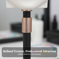 Female Head Model Display stand Mannequin Head Stand Hat Display Mannequin for Hair Stylists, Cosplayers, Salon, Retail Store