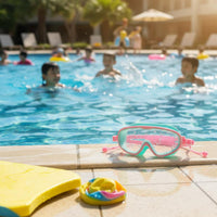 Anti-Fog Children's Swim Goggles Waterproof Kids Swim Goggles Crystal Clear Lens Kids Swimming Glasses Non for Boys, Girls, Pool, Water Sports, Beach