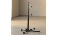 Adjustable Height Bike Repair Stand Heavy-Duty Bike Stand with Hooks Rust-Resistant Space-Saving for Garage