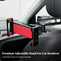 Adjustable Car Tablet Stand Hands-Effortless Viewing Car Headrest Tablet Mount Rear Seat Device Bracket Portable Backseat Phone