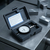 Industrial Grade Precision Gauge Indicator 8 Jewels Movement Gauge Indicator Shockproof Measuring Tool Storage Case Included for Machinists, Engineers, Technicians, Factory, Workshop, Laboratory