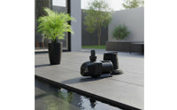 High Flow Rate Submersible Water Pump Energy Saving Variable Frequency Pump Dry Run Protection for Outdoor, Aquarium