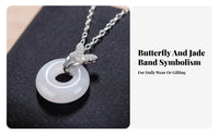 Delicate Necklace Butterfly Centerpiece Subtle Shimmer for Weddings