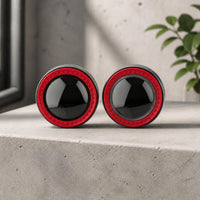 Wheel Cover with Mounting Screws D-Style Wheel Cover Mirror-Like Hubcap for off-Outdoor & Circuit