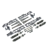 RC Car Metal Upgrade Set RC Car Damping System Parts with Shocks Damping Front and Rear Shock Absorbers
