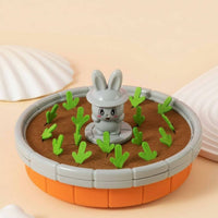 Bunny Memory Game Hands-on Carrot Pulling Game  Educational Toy for Young Children, Kids, Playroom
