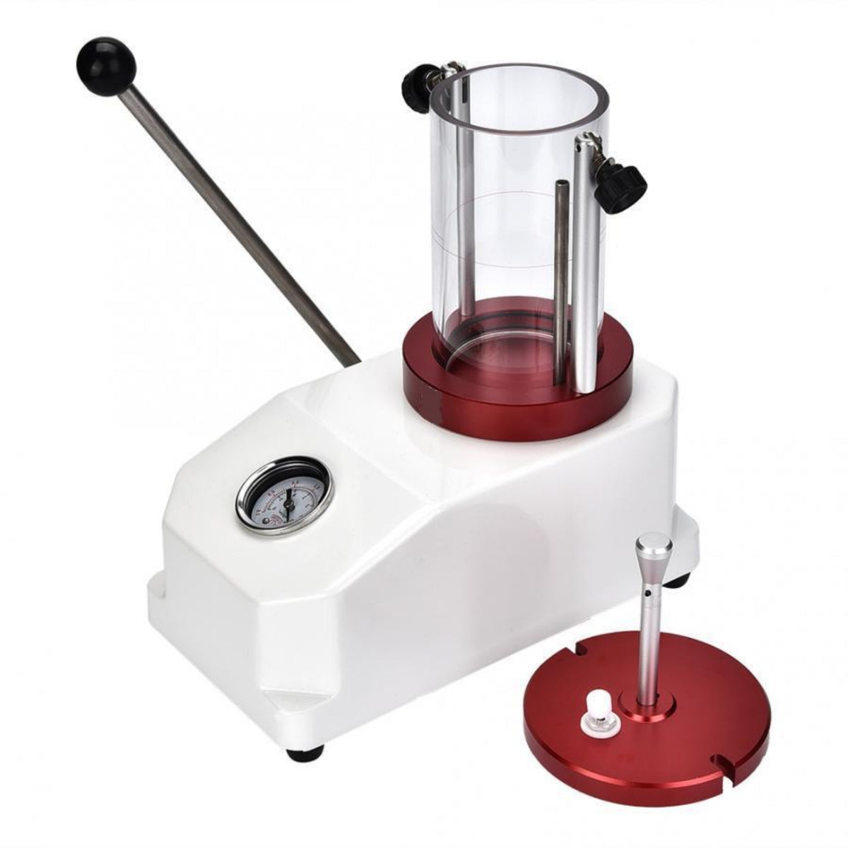 Cylindrical Chamber Wristwatch Water-Resistance Tester Manual Watch Pressure Testing Machine