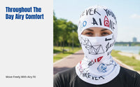 Protection Face Cover, Ice Silk Full Head Cover, Summer Neck Gaiter for Outdoor Cycling & Fishing, Unisex, Random Design