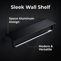 Kitchen Shelves and Shelf Unit for Wall Organizer Use, Space Aluminum Bathroom Storage Rack for Countertop or Washroom Placement