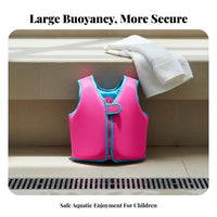 children's Flotation Device Bright Hues Child Buoy Vest Child Aquatic Vest Comfortable Young Child Buoyancy Aid Anti-Pinch