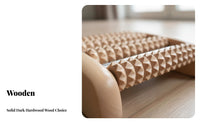 Wooden Foot Wood Wooden Foot Roller Deep Tissue Plantar Reflexology Tool for Home Use, Office, Under Desk