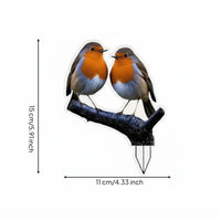 Acrylic Garden Stake Weather Resistant Decor Easy Install for Patio