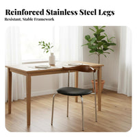 Nordic Design Arched Back Chair Modern Minimalist Indoor Furniture Comfortable Cushion Accent Dining Seat Ergonomic Backrest for Interior Decorators, Business Owners, Meeting Room, Bedroom, Entryway, Reading Nook