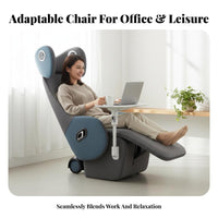 Space Capsule Design Recliner Chair Modern aesthetic Armchair Multi-Functional Household Seating Fully Reclining for Movie Lovers, Homeowners, Living Room, Bedroom, Leisure Area, perusing corner