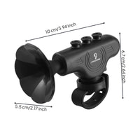 IPX4 Waterproof Electric Bike Alarm 5 Sound Modes Loud Trumpet Bike Alarm Easy to Install Cycling Accessory Compact Design for Commuters