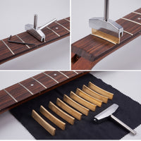 Guitar Fret Press Installation Tool Professional Fret Press with Curvature Blocks Manual for Luthier