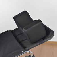 Breathable Mesh Material High Back Wheelchair Headrest Prevents Side Tilting Mobility Aid Accessory Adjustable Strap for Elderly