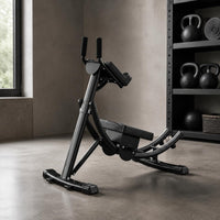 Core Roller Machine Foldable Kneeling Ab Cruncher Compact Size Fitness Equipment