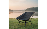 Lounge Chair with Carry Bag Portable Low Reclining Chair Furniture for Camping