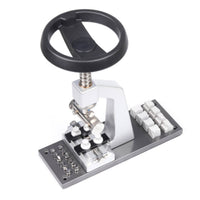 Watch Case Opener Tool with 6 Dies Heavy-Duty Watch Case Opener Anti-Slip for Workbench