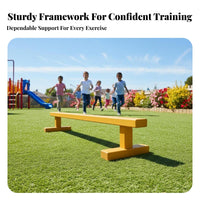 adjustable Balance Path physical Skills Development adjustable Wooden Balance Path Non-Slip Surfaces bodily Play Equipment for Preschool, Indoor, Living Room