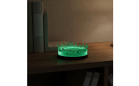 Light-up Display Base with Burst Effect Translucent Special Effects Display Base Slim for Collectors