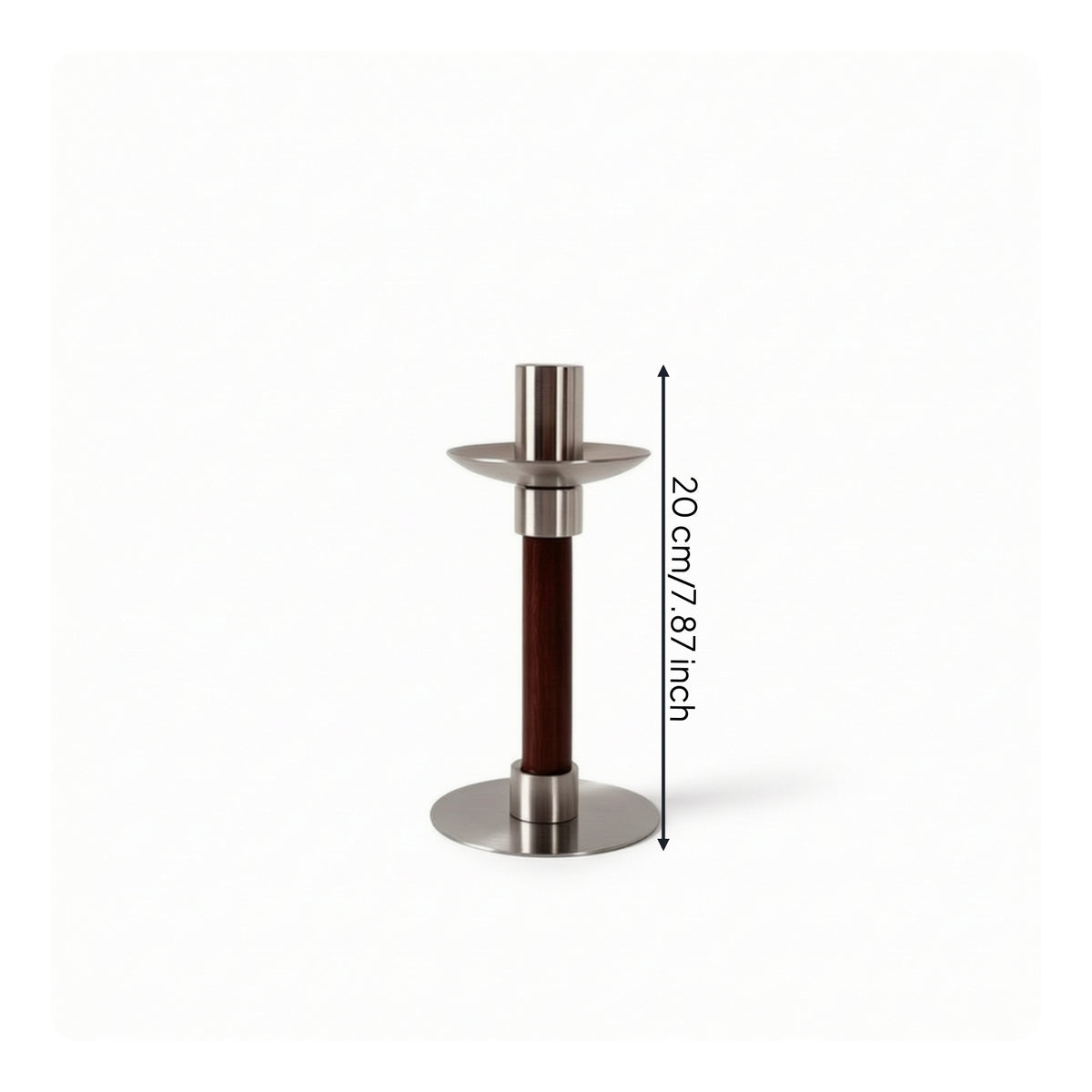 Candlestick Holder Retro Candle Holder with Metal Cup Candle Cups Minimalist Candles Tabletop for Home Decor, Hotel