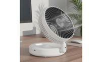 Folding Desk Fan Brushless Engine Foldable Desk Fan Up to 20 Hours Runtime