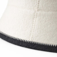 Sauna Cap Women Men Steam Bath Hat, Wool Blend Heat Insulating Sweat Absorbing, Decorative Flower Bathhouse Hat for Steam Room, Sauna Enthusiast