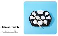 Portable Roll-up Drum Set Headphone Compatible Roll-up Electronic Drum Mat Lightweight Percussion Toy Multiple Sound Options for Beginners, Kids, Families, Home Practice, Travel, Music Learning, Outdoor Activities